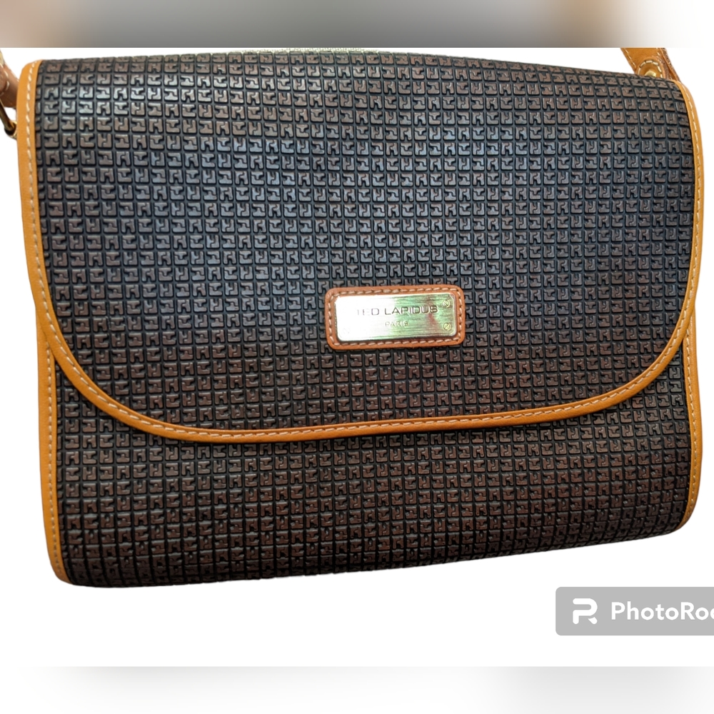 Ted Lapidus Vintage Adjustable Strap Crossbody